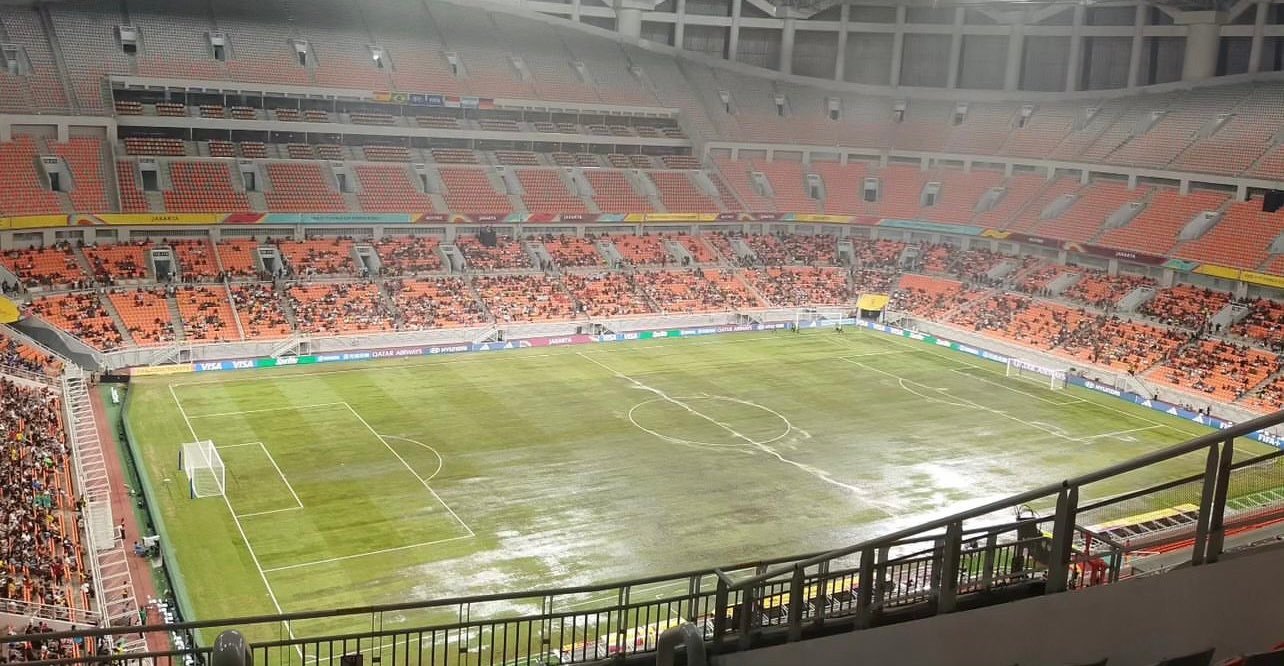 Alasan Atap Stadion JIS Tidak Ditutup saat Hujan
